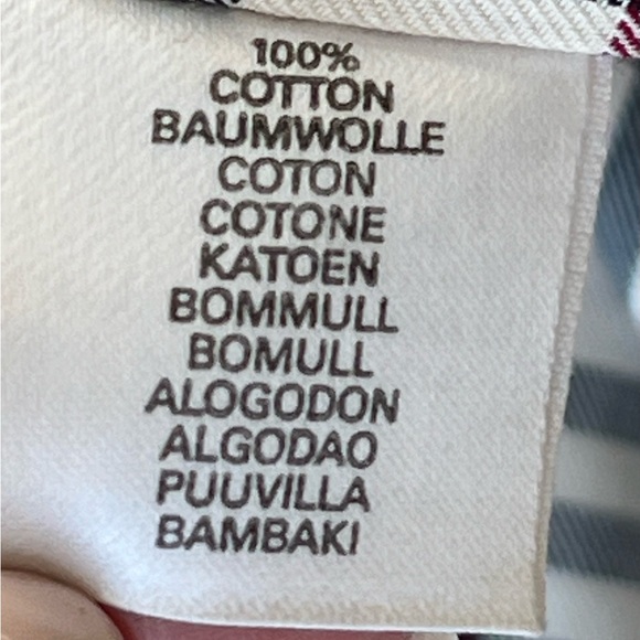 Burberry Beige and Black Plaid Button Down Shirt - Picture 10 of 12